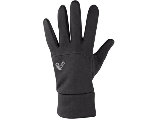 GLOVES CXS LODUR, WINTER, BLACK, REFL. PRINT