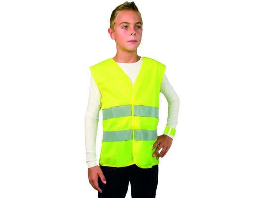 VEST TEDDY, HIGH VISIBLE, CHILDREN, YELLOW