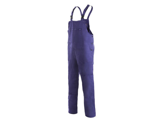 MEN ́S WORKING TROUSERS WITH BIB FRANTA, BLUE