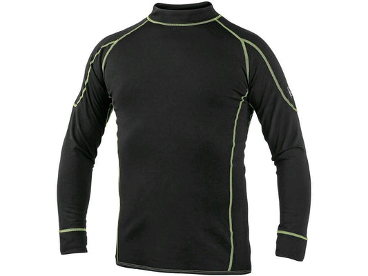 MEN ́S FUNCTIONAL T-SHIRT REWARD, LONG SLEEVE, MEN´S, BLACK-GREEN