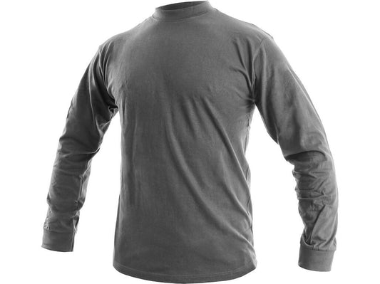 MEN ́S T-SHIRT WITH LONG SLEEVE PETR, ZINC