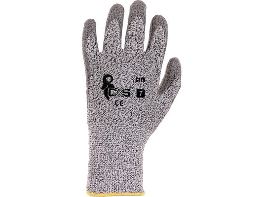 GLOVES CITA, ANTICUT, GREY