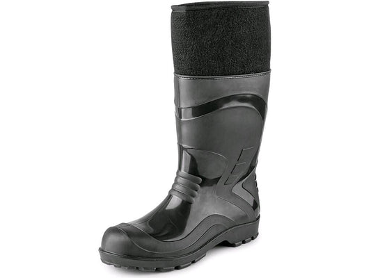 HIGH BOOTS BRUNO, WITH THERMAL FELT INSERT, BLACK