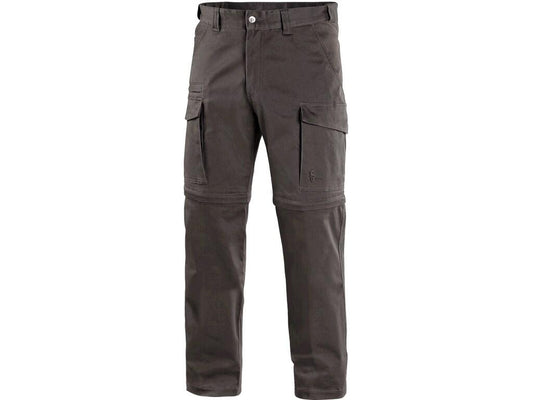 TROUSERS CXS VENATOR, DETACHABLE LEGS, MEN´S, KHAKI