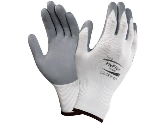 GLOVES ANSELL HYFLEX 11-800, DIPPED IN NITRILE
