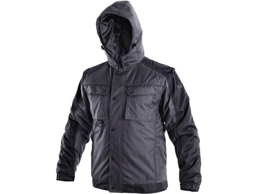 MEN ́S PADDED JACKET 2IN1 IRVINE, WINTER, GREY-BLACK