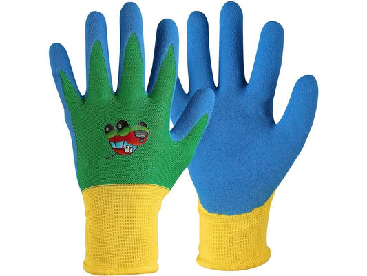 Gloves DRAGO-BLISTER, children, dipped in nitrile, size 05