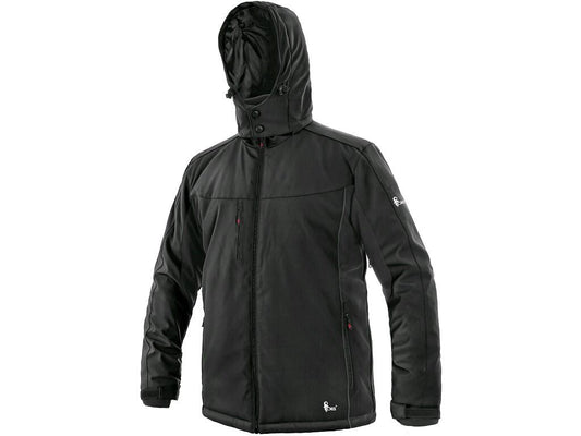 PADDED SOFTSHELL JACKET VEGAS, WINTER, MEN´S, BLACK