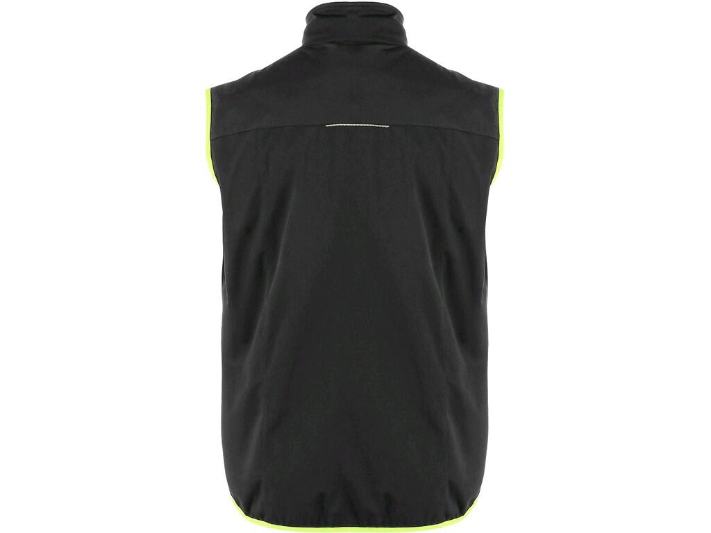 GILET SOFTSHELL PASO, DA UOMO, NERO-GIALLO 