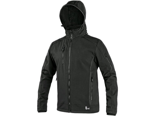 MEN ́S, SOFTSHELL JACKET DURHAM, BLACK