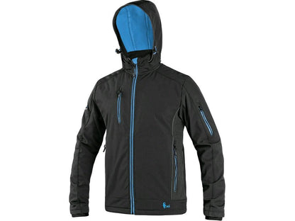 HOMME, VESTE SOFTSHELL DURHAM, NOIR-BLEU 