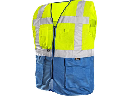HIGH VISIBLE TWO-COLORED BOLTON, MEN'S, YELLOW-BLUE