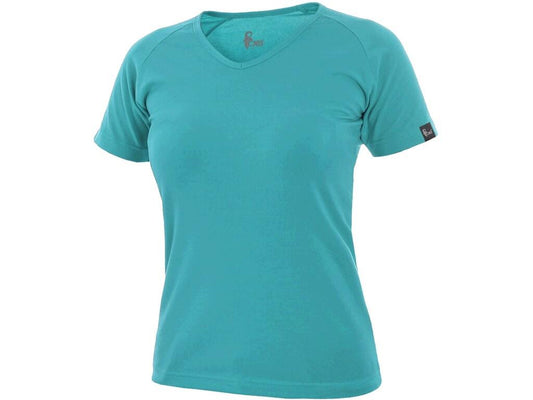 T-SHIRT ELLA, LADIES', TURQUOISE