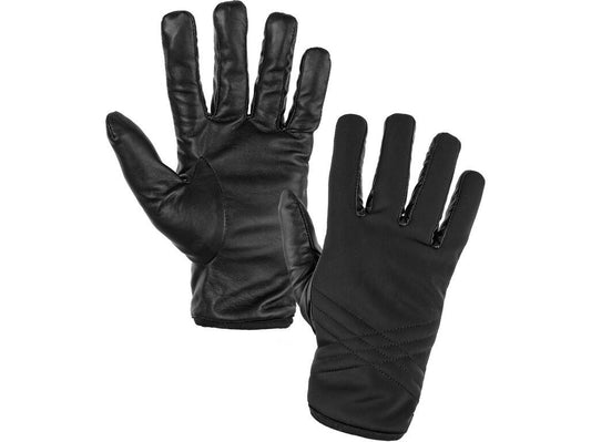 WINTER GLOVES SIGYN, BLACK, SIZE 10