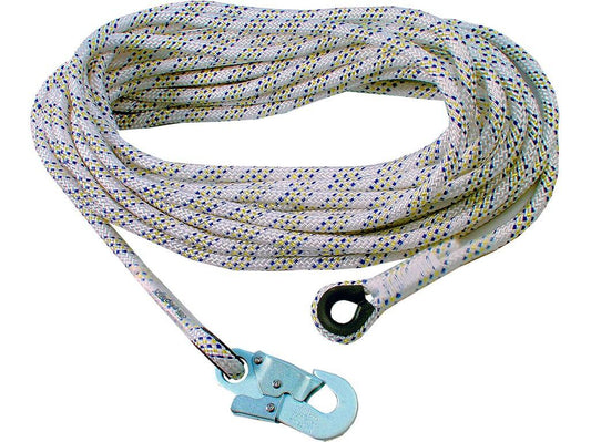 SAFETY ROPE AC 100 WITH CARABINE, 10 M