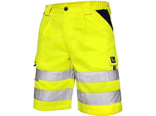 MEN ́S HIGH VISIBLE SHORTS NORWICH, YELLOW