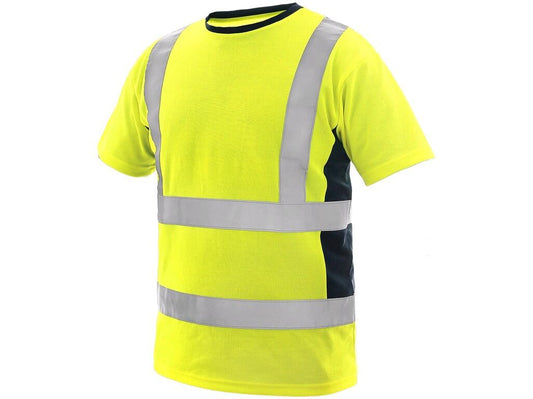 HIGH VISIBLE T-SHIRT EXETER, MEN'S, YELLOW