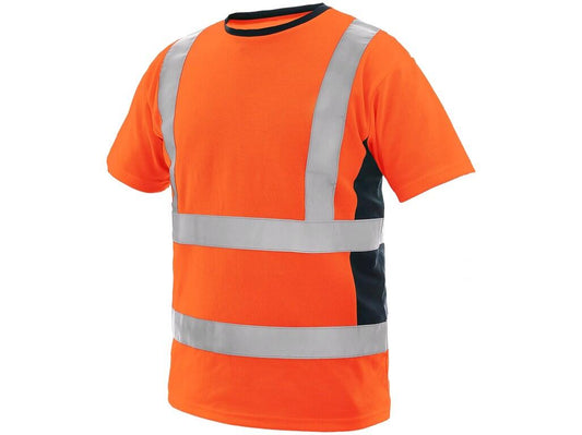 HIGH VISIBLE T-SHIRT EXETER, MEN'S, ORANGE