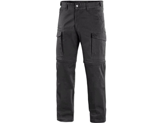 TROUSERS CXS VENATOR, DETACHABLE LEGS, MEN´S, BLACK