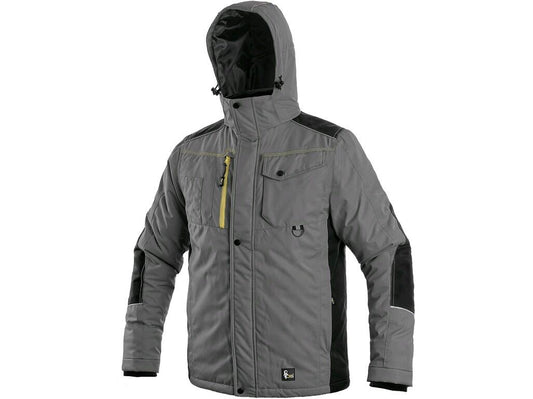 JACKET CXS BALTIMORE, MEN´S, GRAY - BLACK