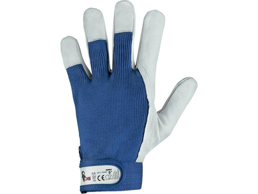 GLOVES TECHNIK A, COMBINED, BLUE-WHITE