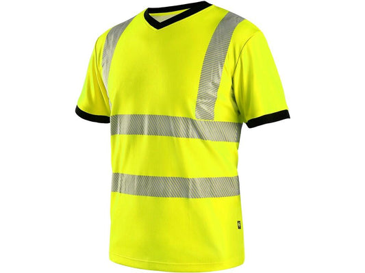 T-SHIRT CXS RIPON, HIGH VISIBLE, YELLOW-BLACK