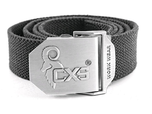 BELT CXS NAVAH, 4 CM, 125 CM, TEXTILE, BUCKLE WITH LOGO CXS