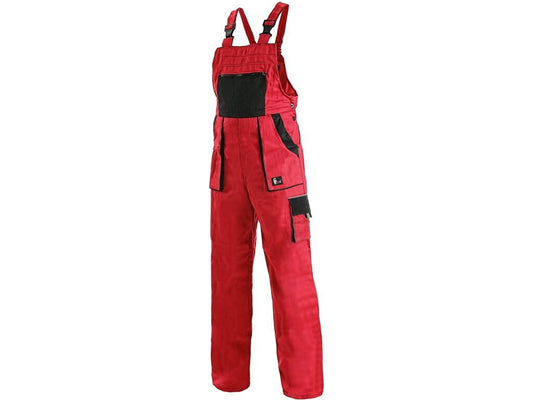 BIBPANTS CXS LUXY SABINA, LADIES´, RED-BLACK