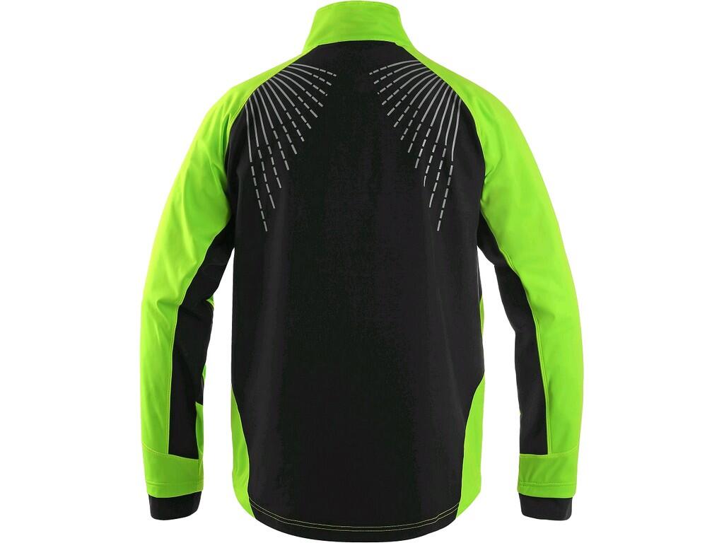 JACKET CXS JERSEY, MEN'S, GREEN-BLACK