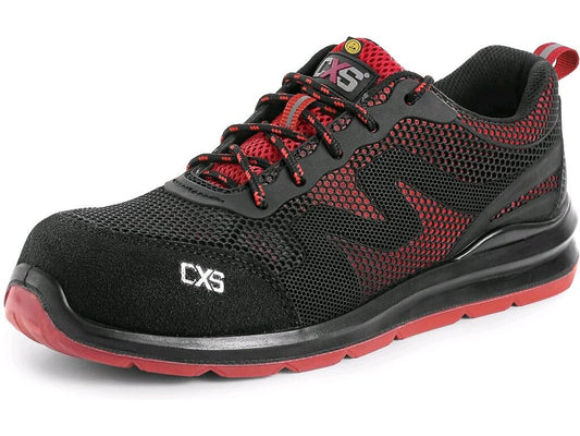 LOW FOOTWEAR CXS ISLAND SYROS O1, BLACK-RED