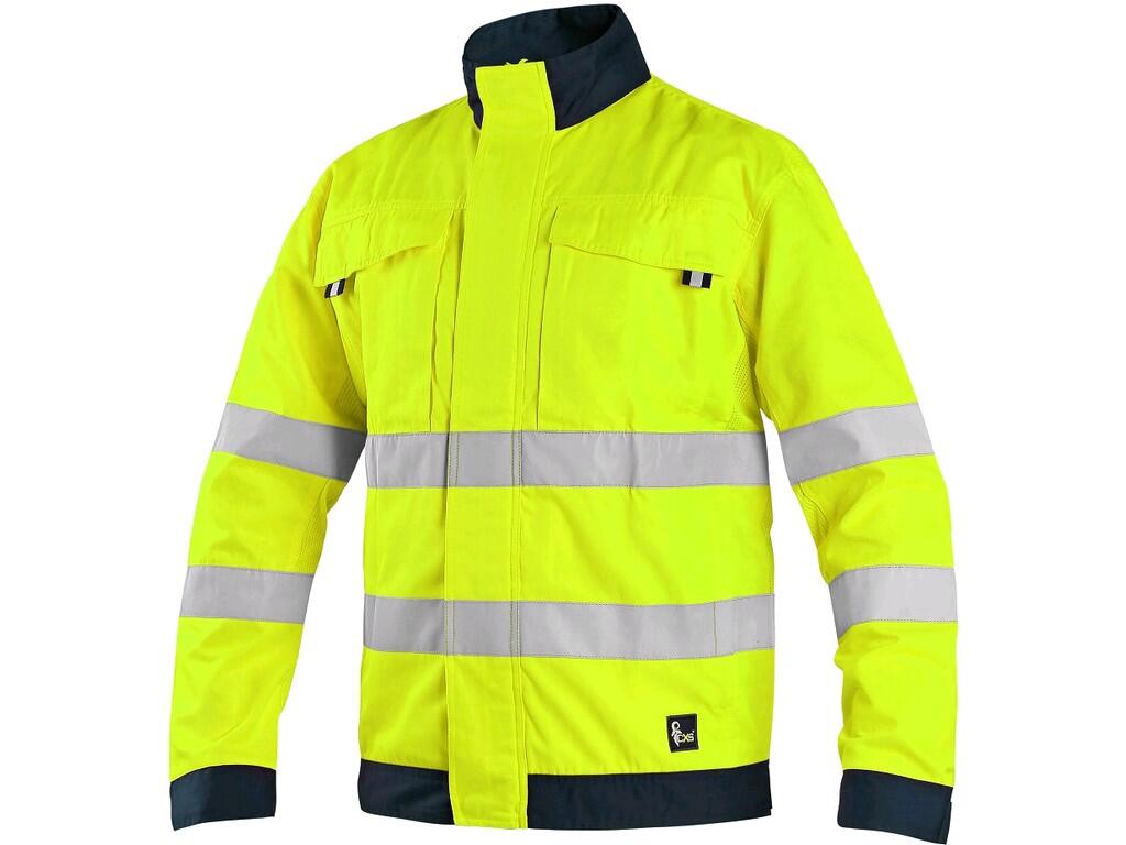 JACKET CXS HALIFAX, HIGH VISIBLE, MEN'S, YELLOW-BLUE