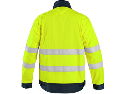 JACKET CXS HALIFAX, HIGH VISIBLE, MEN'S, YELLOW-BLUE