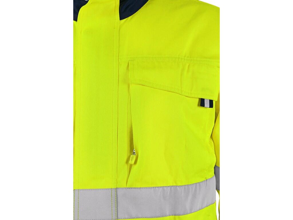 JACKET CXS HALIFAX, HIGH VISIBLE, MEN'S, YELLOW-BLUE