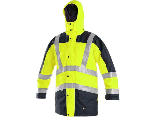 HIGH VISIBLE MEN´S JACKET LONDON, HIGH VISIBLE, YELLOW-BLUE