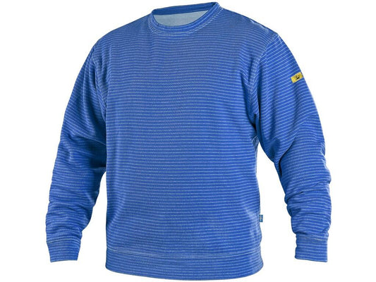 SWEATSHIRT CXS DENALI, ANTISTATIC AND ESD, BLUE