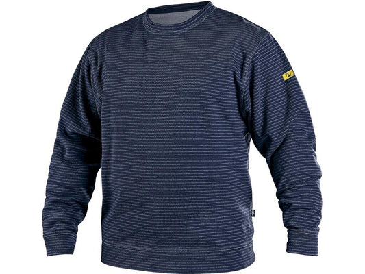 SWEATSHIRT CXS DENALI, ANTISTATIC AND ESD, DARK BLUE