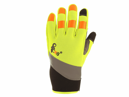 CXS BENSON GLOVES, COMBINED, HIGH-VISIBILITY ACCESSORIES