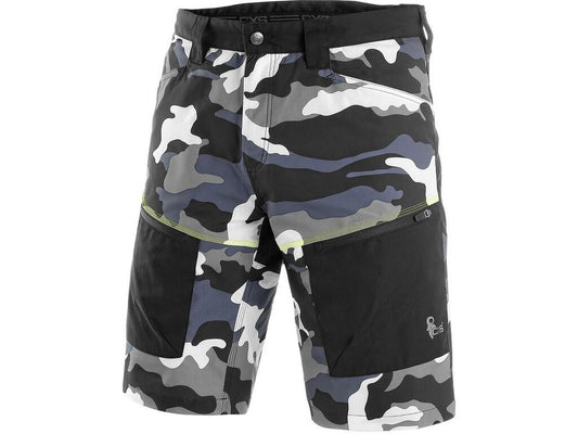 SHORTS CXS DIXON, MEN'S, GREY-WHITE (CAMO)