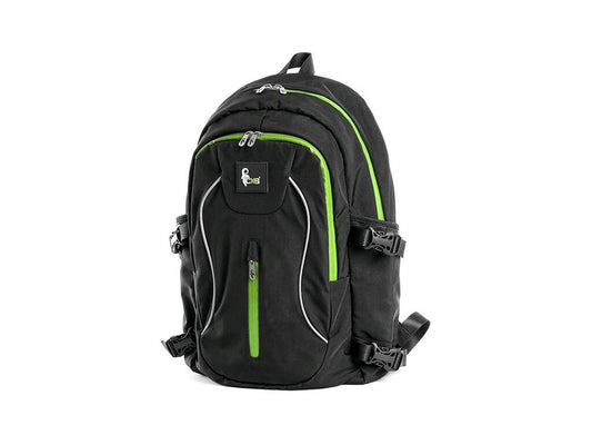 CXS BACKPACK, BLACK - GREEN