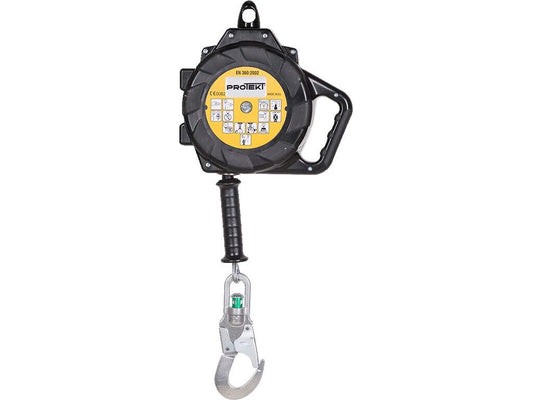 FALL ARRESTER CR 250 V 10, SELF-RETRACTING, WITH FALL SHOCK ABSORBER