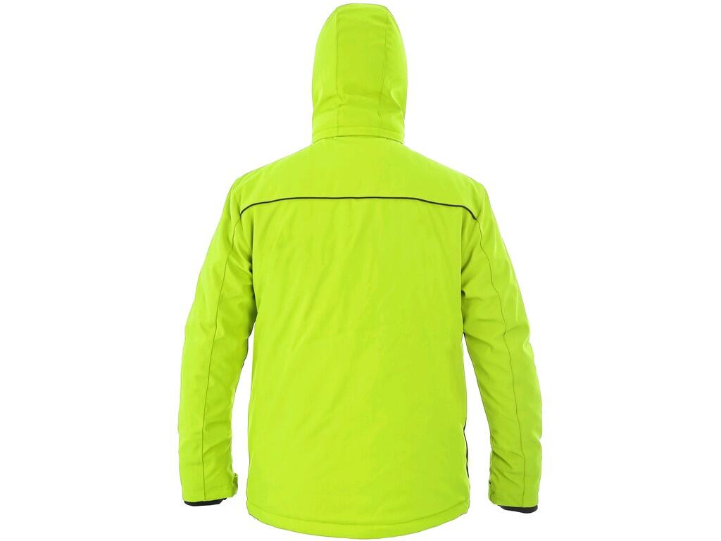 PADDED SOFTSHELL JACKET CXS VEGAS, WINTER, MEN´S, YELLOW-BLACK