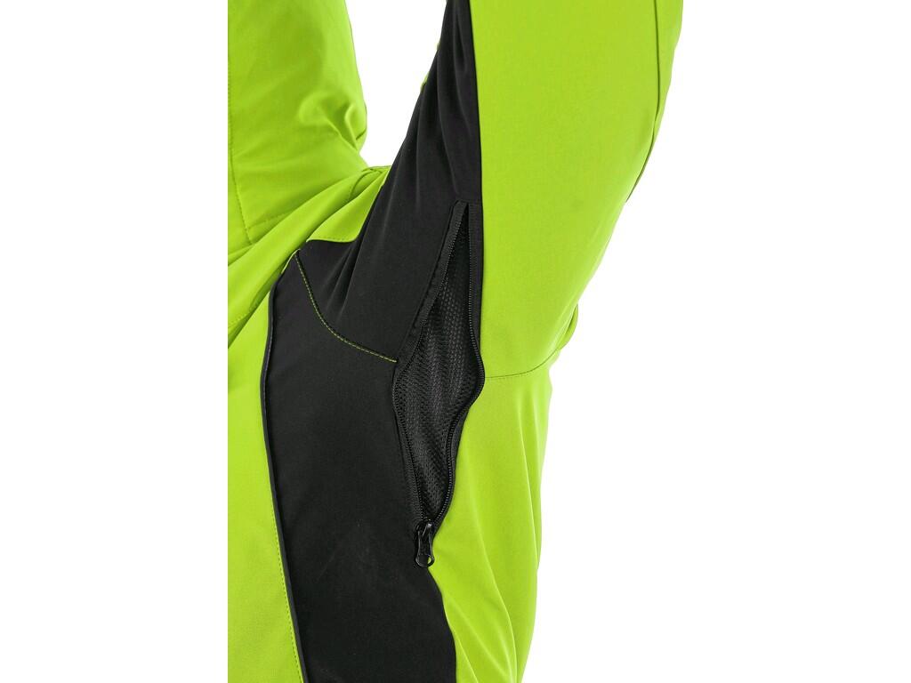 PADDED SOFTSHELL JACKET CXS VEGAS, WINTER, MEN´S, YELLOW-BLACK