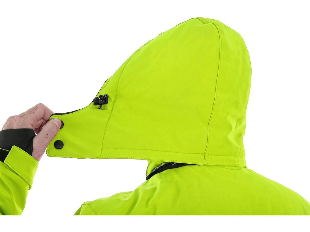 PADDED SOFTSHELL JACKET CXS VEGAS, WINTER, MEN´S, YELLOW-BLACK