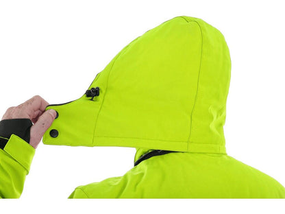 PADDED SOFTSHELL JACKET CXS VEGAS, WINTER, MEN´S, YELLOW-BLACK