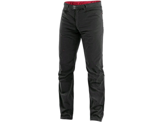 MEN’S TROUSERS CXS OREGON, SUMMER, BLACK-RED