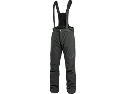 PANTALON CXS TRENTON, SOFTSHELL D'HIVER, HOMME, NOIR 