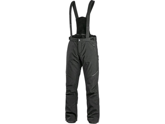PANTALONE CXS TRENTON, SOFTSHELL INVERNALE, DA UOMO, NERO 