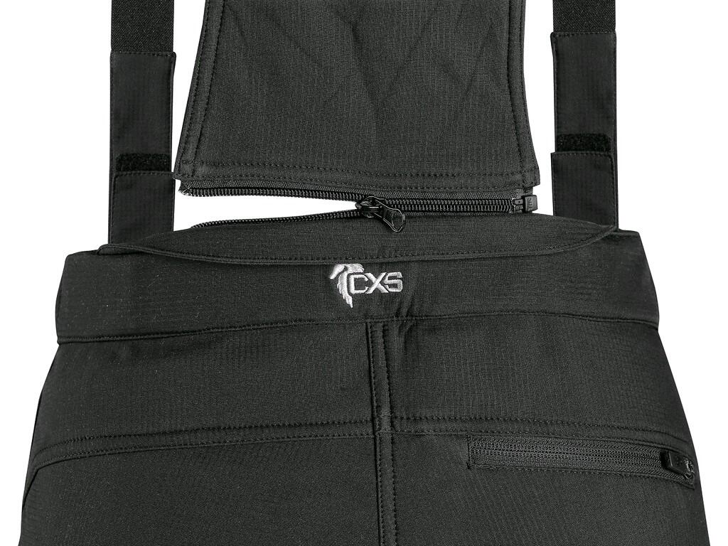 PANTALON CXS TRENTON, SOFTSHELL D'HIVER, HOMME, NOIR 