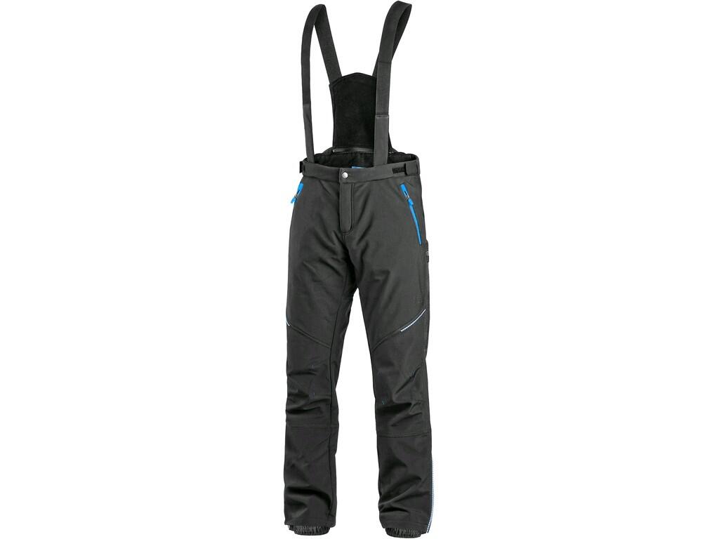 PANTALONE CXS TRENTON, SOFTSHELL INVERNALE, DA UOMO, NERO-BLU 