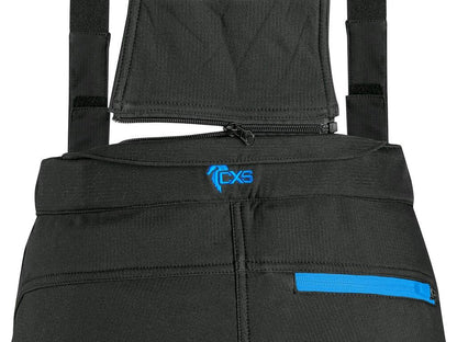 PANTALONE CXS TRENTON, SOFTSHELL INVERNALE, DA UOMO, NERO-BLU 